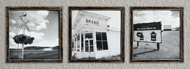 Railroad Crossing, Bread & Star Drive-in Railroad Crossing, Bread & Star Drive-in